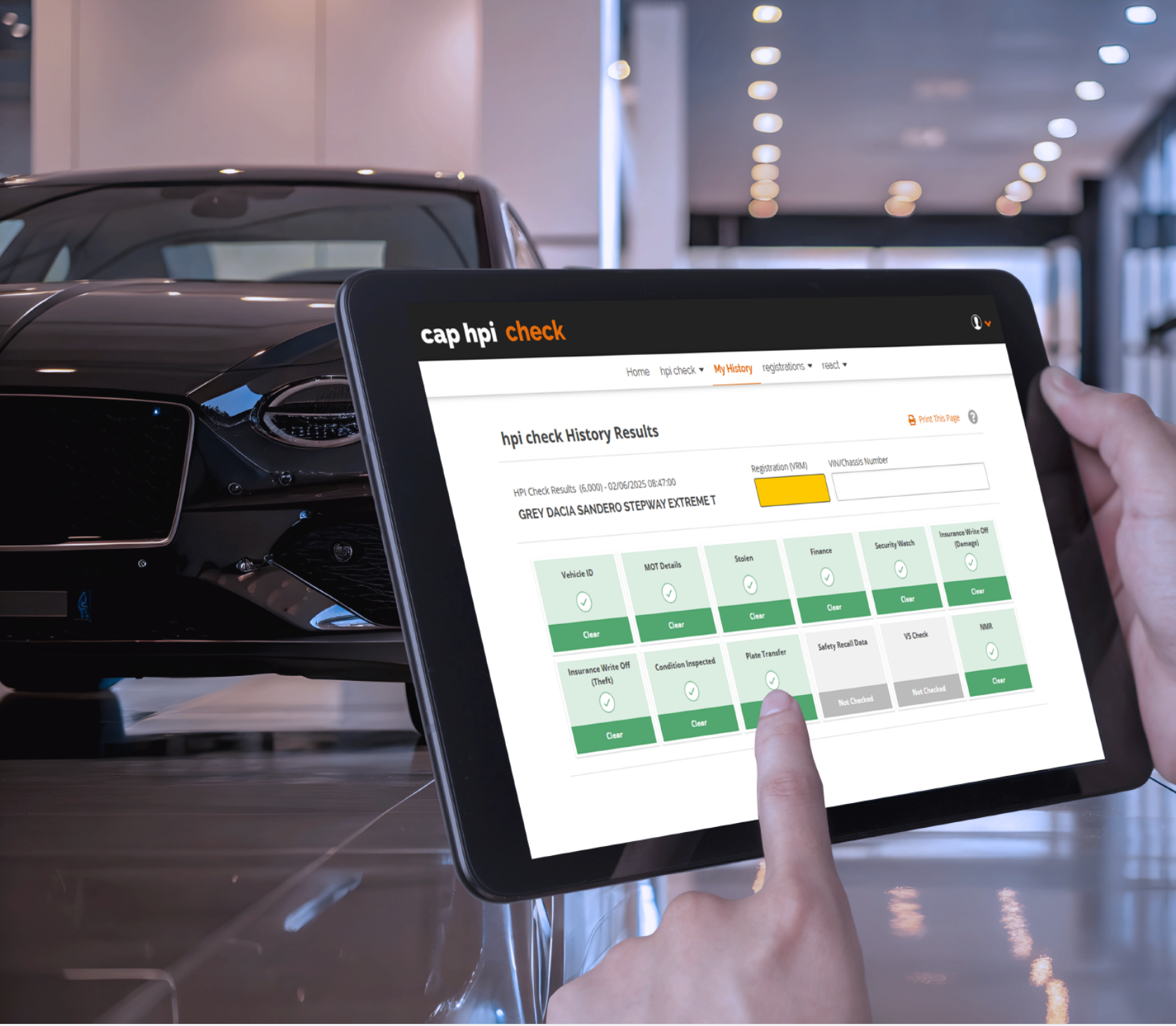 Hpi Inspection | cap hpi